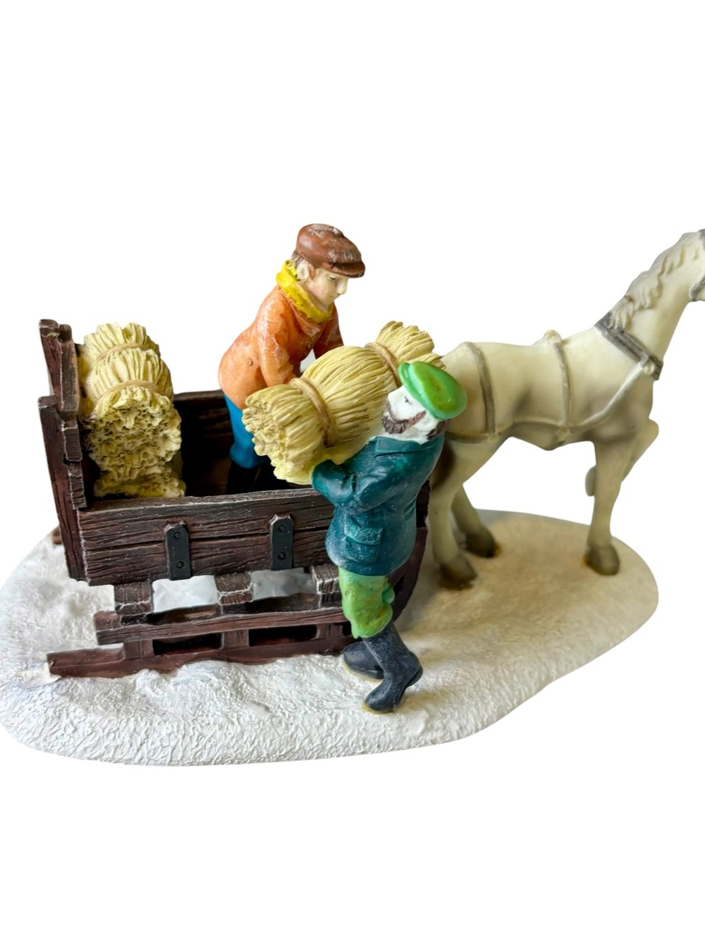 American Greetings: Ingleby Village: Hay Wagon - Porcelain Figurine
